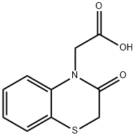 (3-OXO-2,3-DIHYDRO-4H-1,4-BENZOTHIAZIN-4-YL)ACETIC ACID Struktur