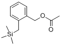 ACETIC ACID 2-TRIMETHYLSILANYLMETHYL-BENZYL ESTER Struktur