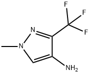 1-Methyl-3-(trifluoromethyl)-1H-pyrazol-4-amine Struktur