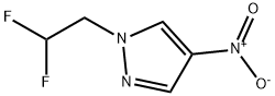 1-(2,2-Difluoroethyl)-4-nitro-1H-pyrazole Struktur