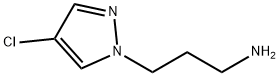 3-(4-chloro-1H-pyrazol-1-yl)-1-propanamine(SALTDATA: HCl) Struktur