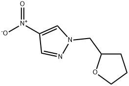 4-Nitro-1-(oxolan-2-ylmethyl)-1h-pyrazole Struktur