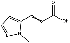 (2-Methyl-2H-pyrazol-3-yl)acrylic acid Struktur