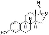 17-cyano-16,17-epoxy-1,3,5(10)estratrien-3-ol Struktur