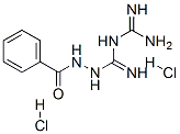 BENZOIC ACID, 2-(AMIDINOAMIDINO)HYDRAZIDE, DIHYDROCHLORIDE Struktur