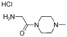 2-Amino-1-(4-methyl-1-piperazinyl)-1-ethanonehydrochloride Struktur