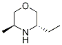 Morpholine, 3-ethyl-5-Methyl-, (3S,5S)- Struktur