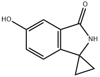 5'-hydroxy-Spiro[cyclopropane-1,1'-[1H]isoindol]-3'(2'H)-one Struktur