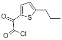 2-Thiopheneacetyl chloride, alpha-oxo-5-propyl- (9CI) Struktur