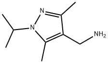 (1-ISOPROPYL-3,5-DIMETHYL-1H-PYRAZOL-4-YL)METHYLAMINE Struktur