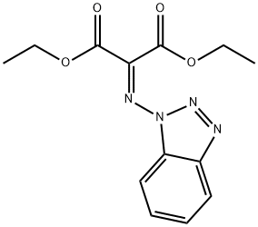 DIETHYL (BENZOTRIAZOL-1-YL)IMINOMALONATE Struktur