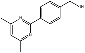 3-(4,6-Dimethylpyrimidin-2-yl)benzyl alcohol Struktur