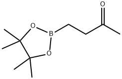 4-(TetraMethyl-1,3,2-dioxaborolan-2-yl)butan-2-one Struktur