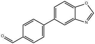 4-(1,3-Benzoxazol-5-yl)benzaldehyde Struktur