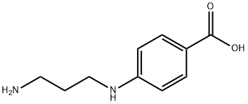 Benzoic acid, 4-[(3-aminopropyl)amino]- (9CI) Struktur