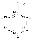 ANILINE (13C6) Struktur