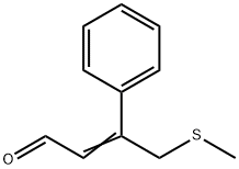 2-(METHYLTHIO)METHYL-3-PHENYL-2-PROPENAL Struktur