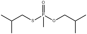 O,S-DIISOBUTYL METHYLPHOSPHONOTHIOATE Struktur