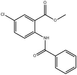 Methyl 2-benzamido-5-chlorobenzoate Struktur