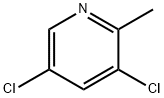 3,5-dichloro-2-Methylpyridine Struktur