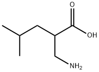 2-AMINOMETHYL-4-METHYL-PENTANOIC ACID Struktur