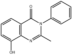 4(3H)-Quinazolinone,  8-hydroxy-2-methyl-3-phenyl- Struktur