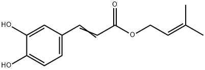 1,1-dimethylallyl caffeic acid ester Struktur