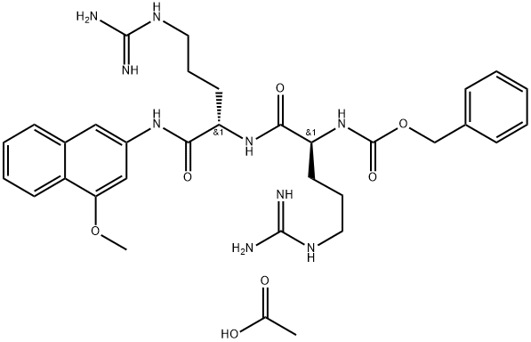 NA-CBZ-ARG-ARG 4-METHOXY-B-NAPHTHYLAMIDE Struktur