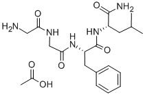 DES-TYR1-LEUCINE ENKEPHALINAMIDE ACETATE SALT Struktur