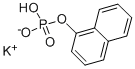 ALPHA-NAPHTHYL ACID PHOSPHATE MONOPOTASSIUM SALT Struktur