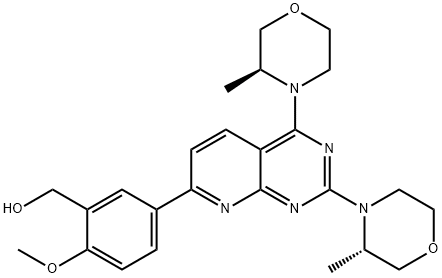 AZD-8055 Struktur