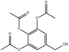 3,4,5-TRIACETOXYBENZYL ALCOHOL Struktur