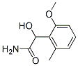 Benzeneacetamide,  -alpha--hydroxy-2-methoxy-6-methyl- Struktur