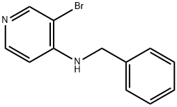 3-BROMO-4-BENZYLAMINOPYRIDINE Struktur