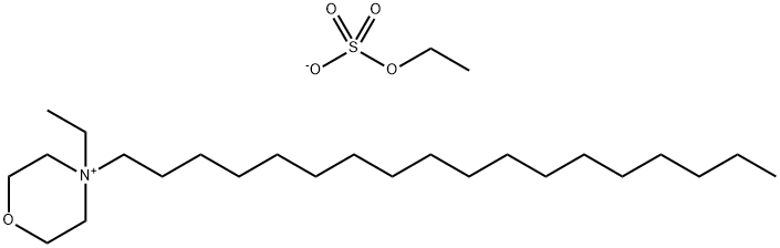 ethyl 4-ethyl-4-octadecylmorpholinium sulphate Struktur