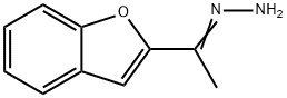 Ethanone, 1-(2-benzofuranyl)-, hydrazone Struktur