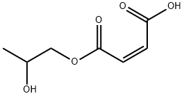 2-hydroxypropyl hydrogen maleate Struktur