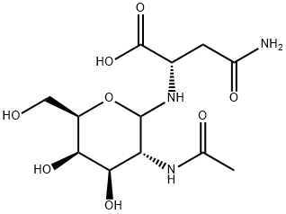 asparaginyl-N-acetylgalactosamine Struktur