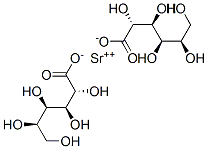 strontium D-gluconate (1:2)  Struktur