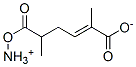 ammonium 2-carboxylatopropyl methacrylate Struktur