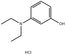 3-(diethylamino)phenol hydrochloride Struktur