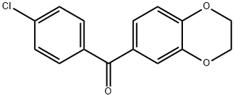 4-CHLORO-3',4'-(ETHYLENEDIOXY)BENZOPHENONE Struktur