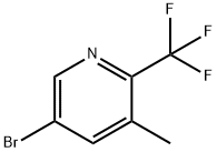 5-BroMo-3-Methyl-2-(trifluoroMethyl)pyridine Struktur