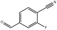 2-FLUORO-4-FORMYL-BENZONITRILE Struktur