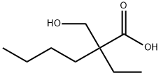 2-BUTYL-2-ETHYL-3-HYDROXY PROPIONIC ACID Struktur