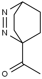 Ethanone, 1-(2,3-diazabicyclo[2.2.2]oct-2-en-1-yl)- (9CI) Struktur