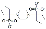 Piperazine, 1,4-bis(diethylphosphonatomethyl)- Struktur