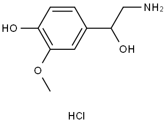 DL-NORMETANEPHRINE HYDROCHLORIDE Structure