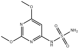 Sulfamide, (2,6-dimethoxy-4-pyrimidinyl)- (8CI,9CI) Struktur