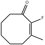 2-Cycloocten-1-one,  2-fluoro-3-methyl- Struktur